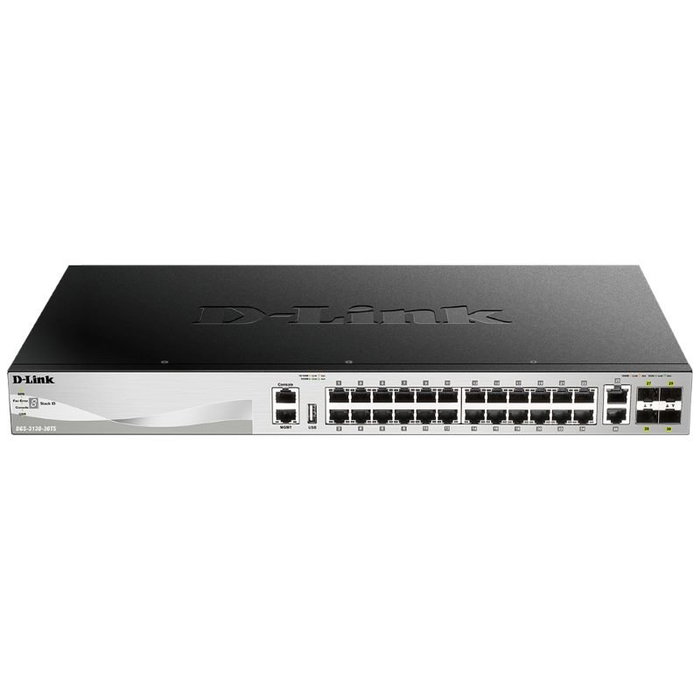 D-Link DGS-3130-30S/E Switch Gestionado L3 con 30 Puertos D-Link DGS-3130-30S/E Switch Gestionado L3 con 30 Puertos